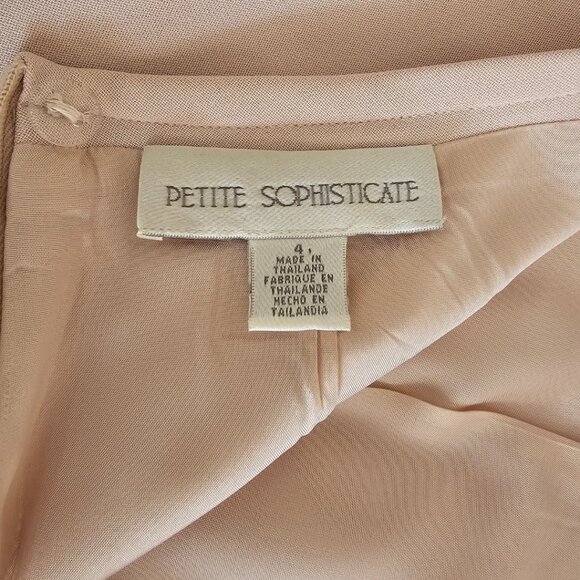 Petite Sophisticate Vintage Pencil Suit Skirt | Pre-Loved | 4P | Powder Pink - Picture 14 of 16